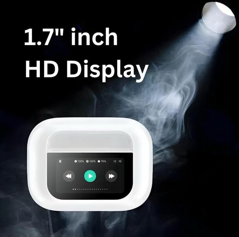 Wireless Headphone Bluetooth-Compatible Headset Clip On Earbuds with Screen