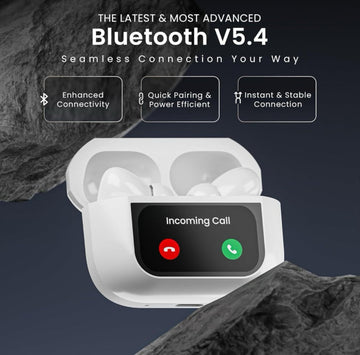 Wireless Headphone Bluetooth-Compatible Headset Clip On Earbuds with Screen